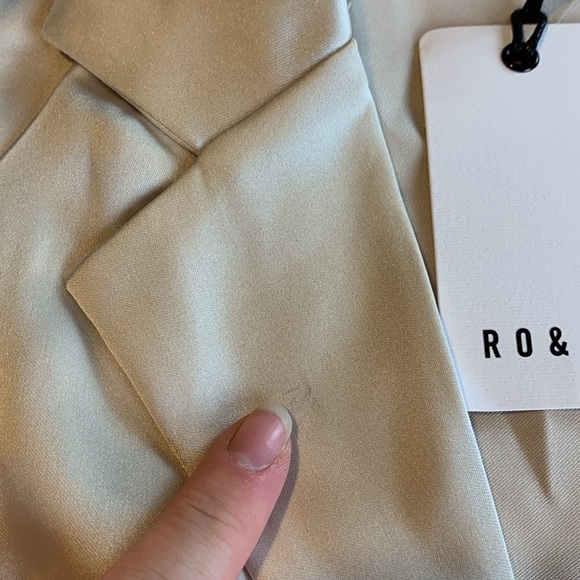 NWT RO&DE silky slightly cropped blouse - Picture 12 of 13